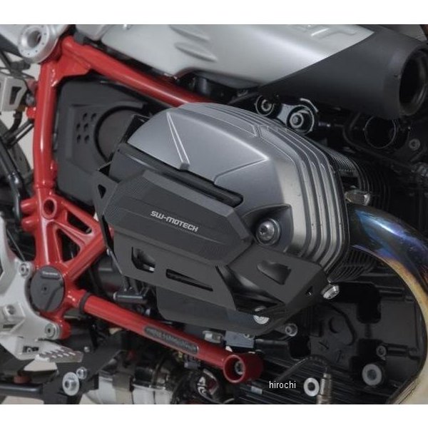 シリンダーガード 20年 BMW RnineT、PURE、SCRAMBLER 黒