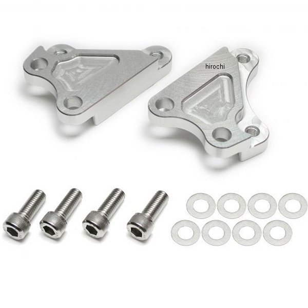 フロントキャリパーサポート ブレンボ40mmピッチ&STDローター径 98年-11年 CB1300、CBR900R シルバー