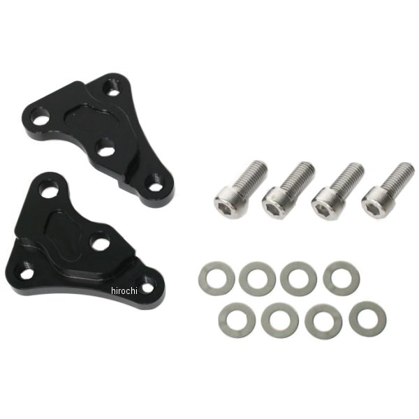 フロントキャリパーサポート ブレンボ40mmピッチ&大型ローター対応 90年-06年 GPZ900R、ZRX400 黒