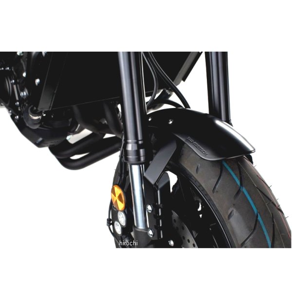 フロントフェンダー アルミ 13年-16年 XSR90、MT-09 黒