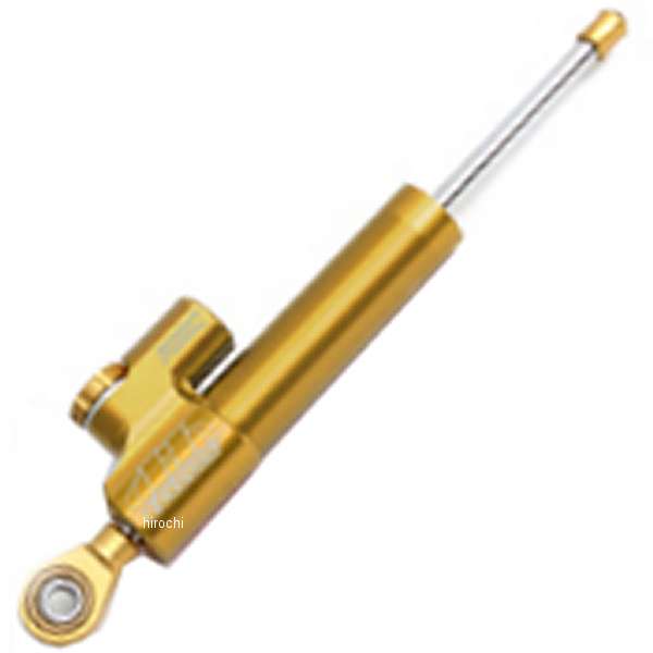 ジュハツCSC ステアリングダンパー140mm ピロボール正タイプ ゴールド