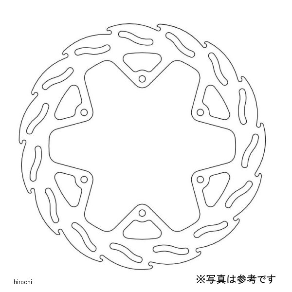 フレイム ステンローター リア　WRF250