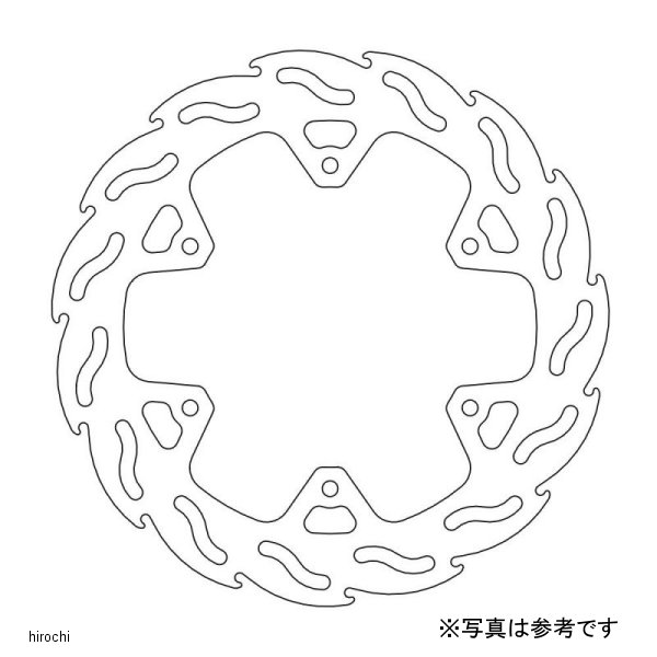 リア フレイム ステンローター φ230 08年-16年 WR250X