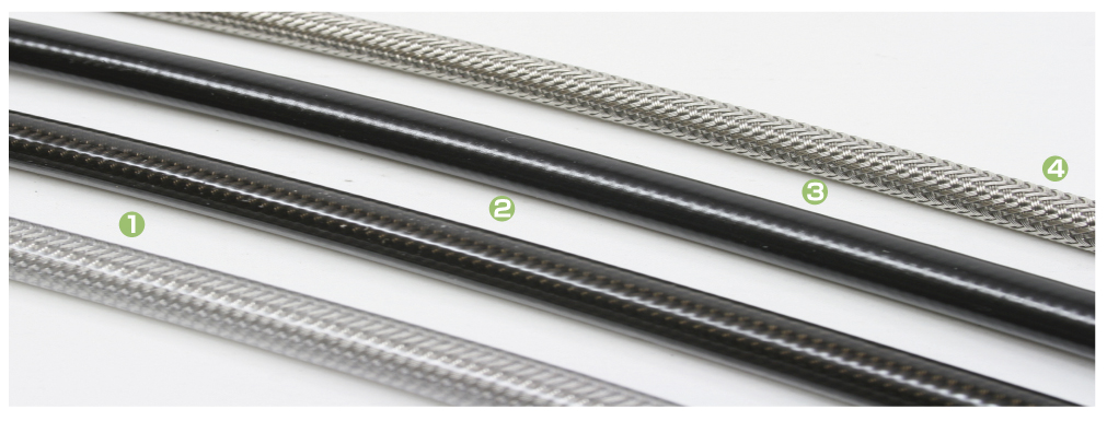 グッドリッジ ビルドアライン ステンレスメッシュホース #3 カバーホース 黒コーティング 1m