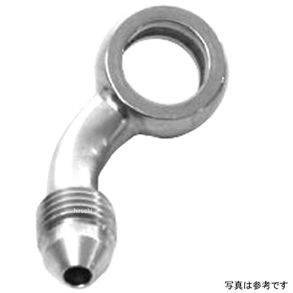 グッドリッジ ビルドアライン #3 バンジョーアダプター 45° 左ひねり ステンレス 黒