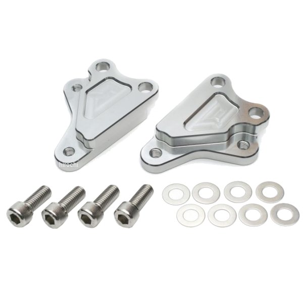 フロントキャリパーサポート (brembo 40mmピッチ＆スタンダードローター径対応) シルバー