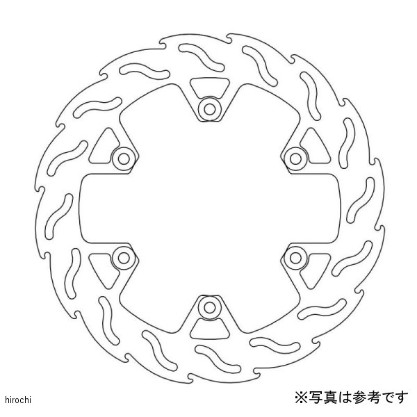 リア フレイム ステンローター φ267 95年-97年 XJR1200/1300