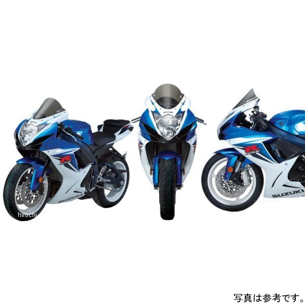 スクリーン ダブルバブル 11年-19年 GSX-R750、GSX-R600 ダークスモーク