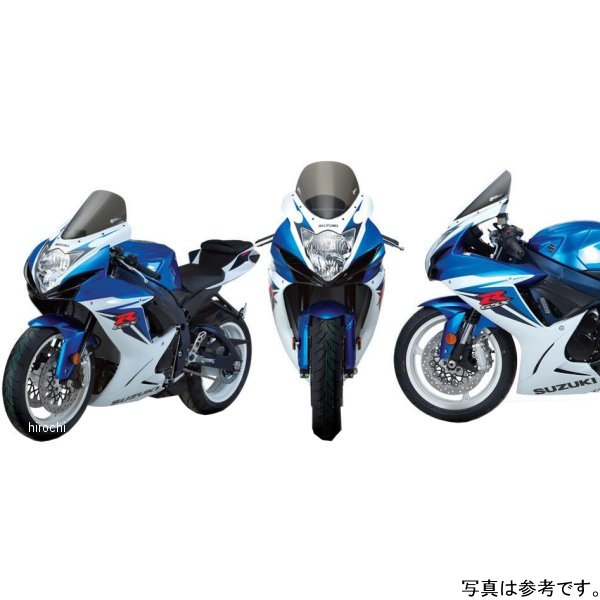 スクリーン スポーツツーリング 11年-19年 GSX-R750、GSX-R600 ダークスモーク