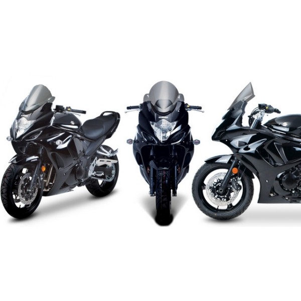 スクリーン 10年-16年 バンディット1250F ダブルバブル ABS スモーク