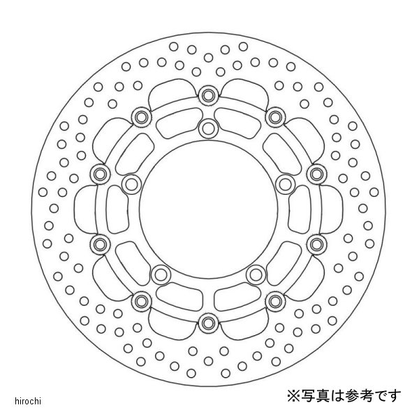 ヘイローディスク フロント φ310 左右共通 08年-17年 GSX1300R