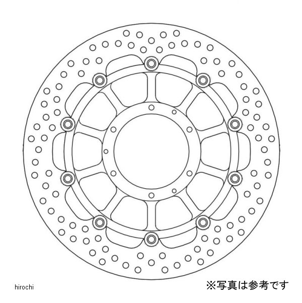 ヘイローディスク フロント φ320 左右共通 08年-12年 CBR1000RR