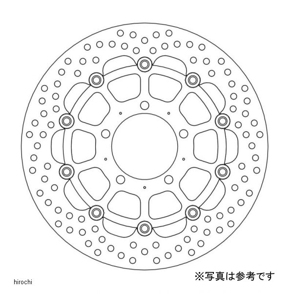 ヘイローディスク フロント φ300 左右共通 07年-16年 Z1000