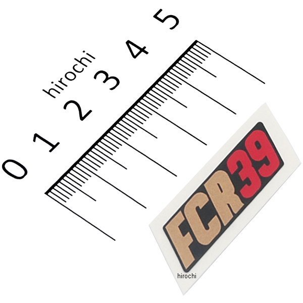 FCR 176 FCR φ39 ネームステッカー