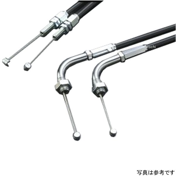 スロットルワイヤー 戻し側 14年-19年 MT-09 ステンレス/黒
