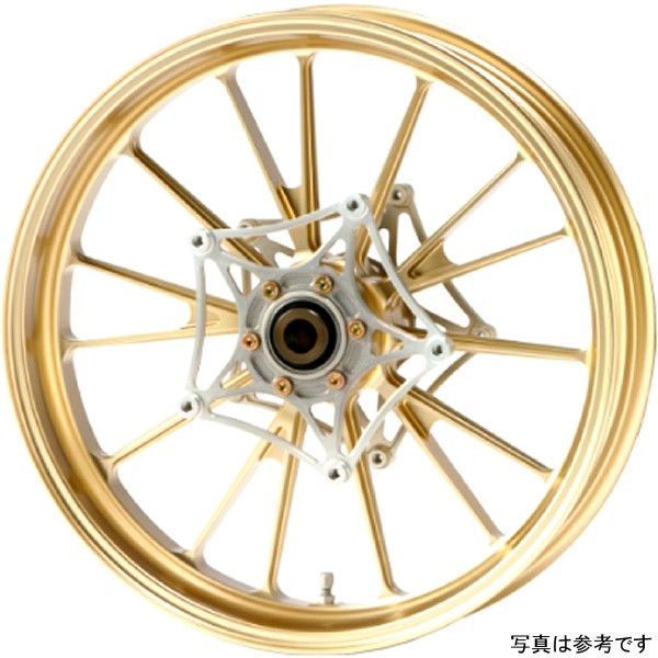 フロントホイール TYPE-S 350-17 14年-20年 Z1000、20年 Ninja1000SX 黒