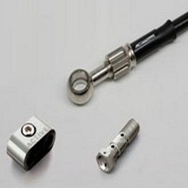 リアブレーキホース アルミ 15年-20年 YZF-R1 メッキ/スモーク