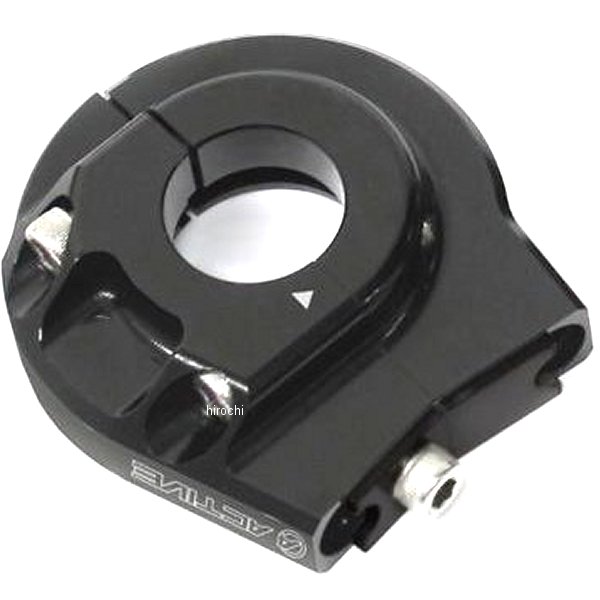 アルミスロットルホルダー エボタイプ2 ラージ 汎用 黒