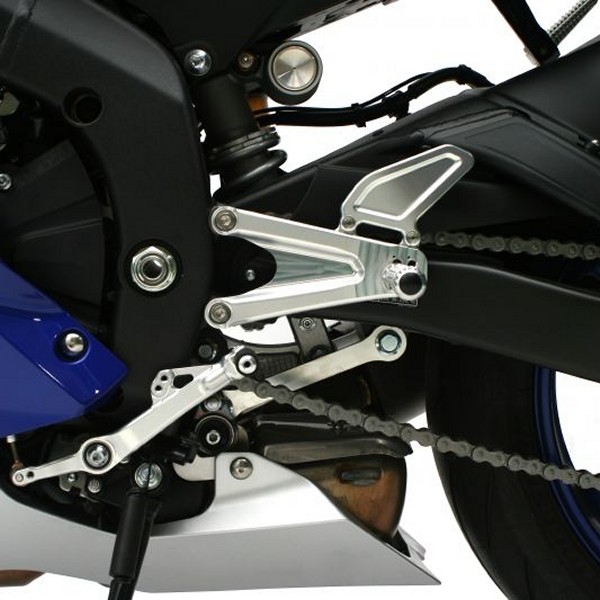 ゲイルスピード エラボレート フットコントロールキット 17年-19年 YZF-R6 シルバー