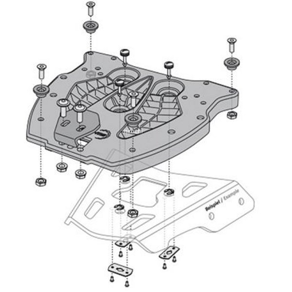 アダプタープレート QUICK-LOCK クイックロック アルラック TRAX用