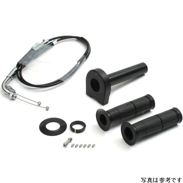 スロットルKIT [ホルダー:TYPE-2 BLK] 巻取φ28 [ステン金具] Z900RS 18-19/Z1000 14-16