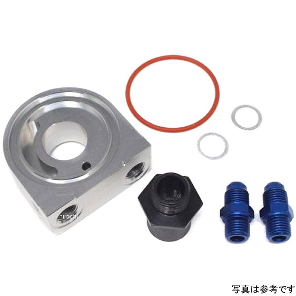OILクーラー取り出しSET SIL+BLUフィッティング W800/650/400