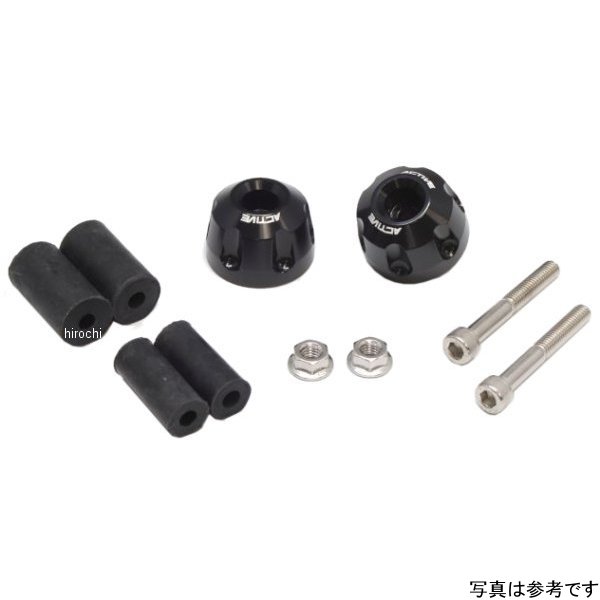 リペア アルミバーエンド リボルバー BLK 片側ASSY φ33-L22.5