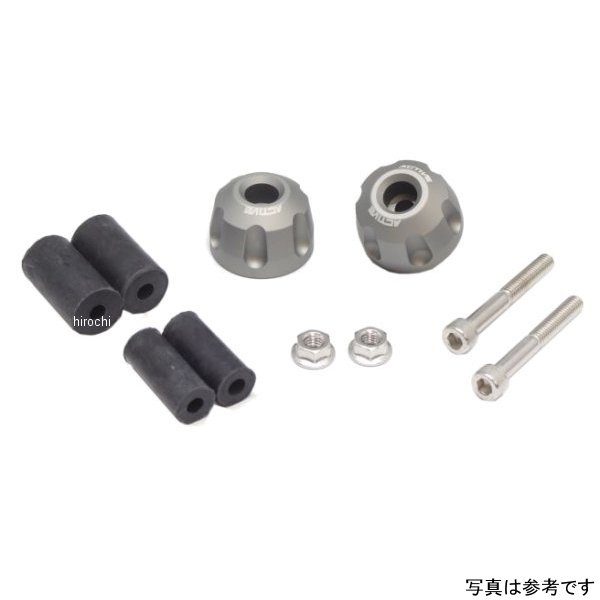 リペア アルミバーエンド リボルバー マットGメタ 片側ASSY φ33-L22.5