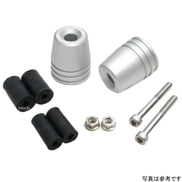 リペア アルミバーエンド マットSIL 片側ASSY φ33-L40