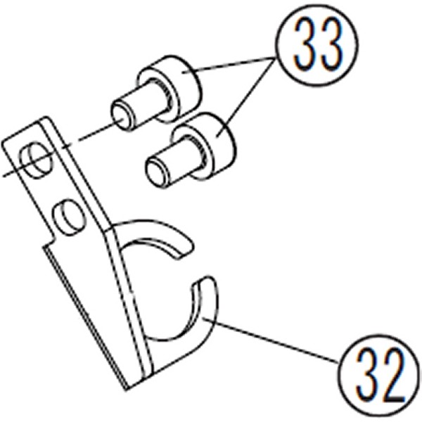 リペア フットコントロールキット ブレーキスイッチ ブラケット FCK7002用