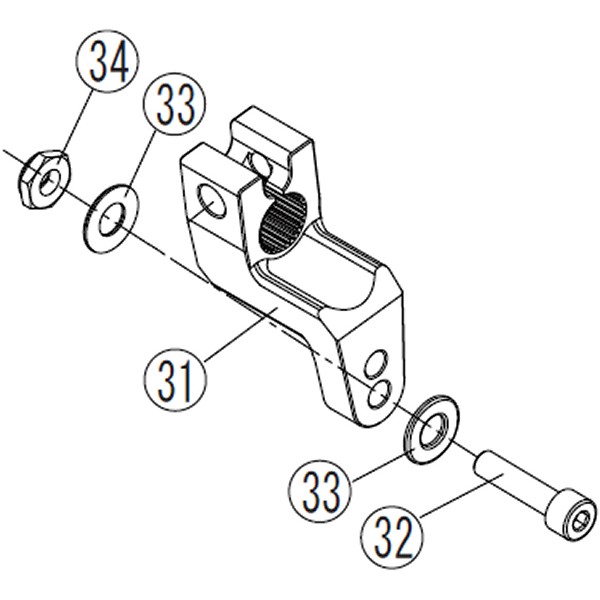 リペア FCK7002S用 チェンジアーム シルバー