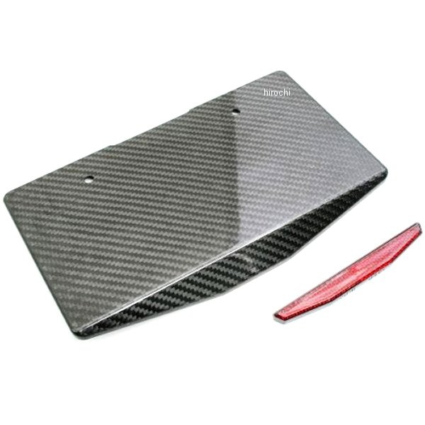 31800011  ライセンスホルダー 貼り付けリフレクター付属 スモークブラック