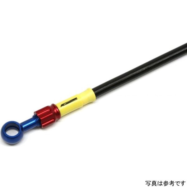 フロント ブレーキホース アルミ 18年-19年 CB400SF(ABS) 青/赤/スモーク