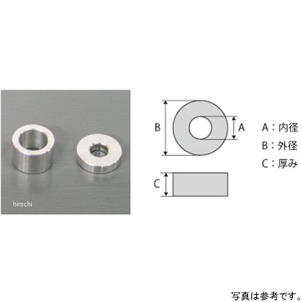 ブレーキホース 専用カラー 外径12mm 内径6.5mm 厚さ16mm
