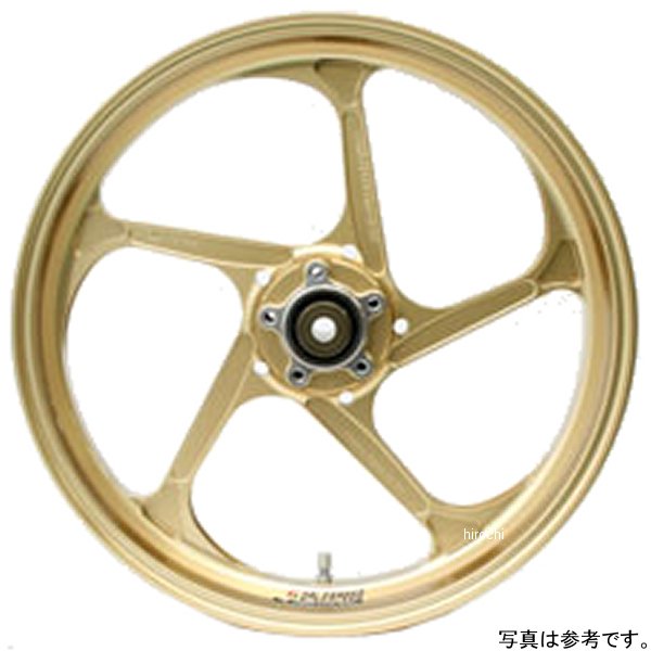 フロントホイール TYPE-GP1S 400-17 (レースサイズ) 20年-22年 ZX-25R、SE ゴールド ガラスコート