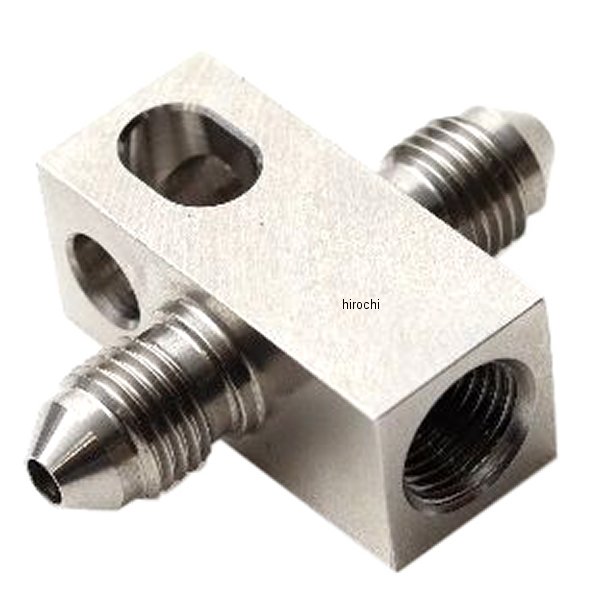 #3 フレアブロックアダプター T字 IF1.0-AN3-T-BOX ステンレス