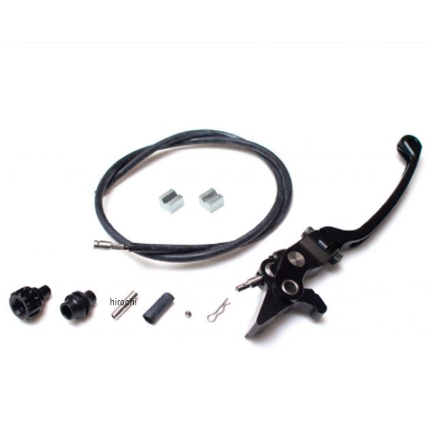 STFブレーキレバー スターターキット リモートワイヤー付/ブラケット無 20年以降 ZX-25R 黒