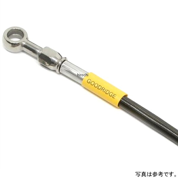 グッドリッジ ビルドアライン ブレーキホース フロント 21年 CBR600RR ステンレス/スモーク
