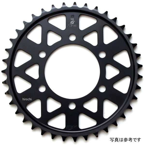 スプロケット 525-42T アルミ製モリブデントリートメント 黒