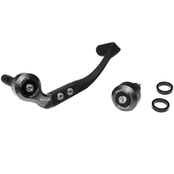 ブレーキレバーガード&バーエンド ガンメタ