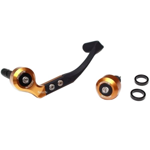 ブレーキレバーガード&バーエンド ゴールド