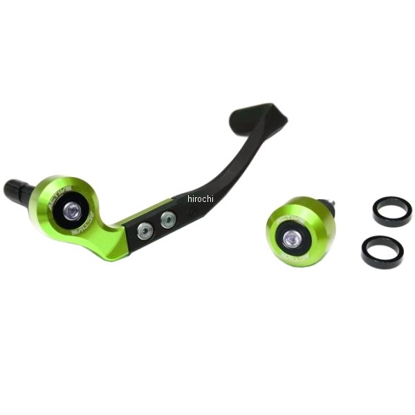 ブレーキレバーガード&バーエンド 緑