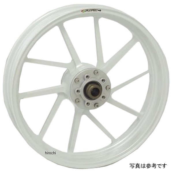 リアホイール TYPE-R 550-17 21年-22年 MT-09 ソリッドホワイト ガラスコート