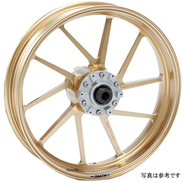 リアホイール TYPE-R 550-17 21年-22年 MT-09 ゴールド ガラスコート