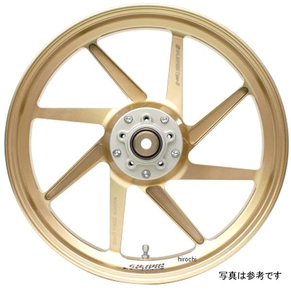 フロントホイール TYPE-E 350-17 21年-22年 MT-09 ゴールド ガラスコート