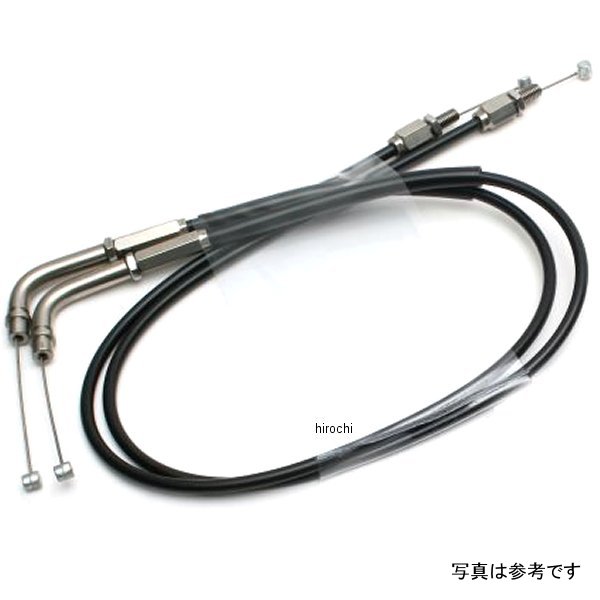 スロットルワイヤー 引き戻し共通 22年 YZF-R7 ステンレス/黒