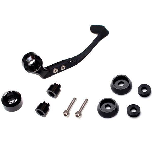 ブレーキレバーガード&バーエンド フルセット ヤマハM6用 黒