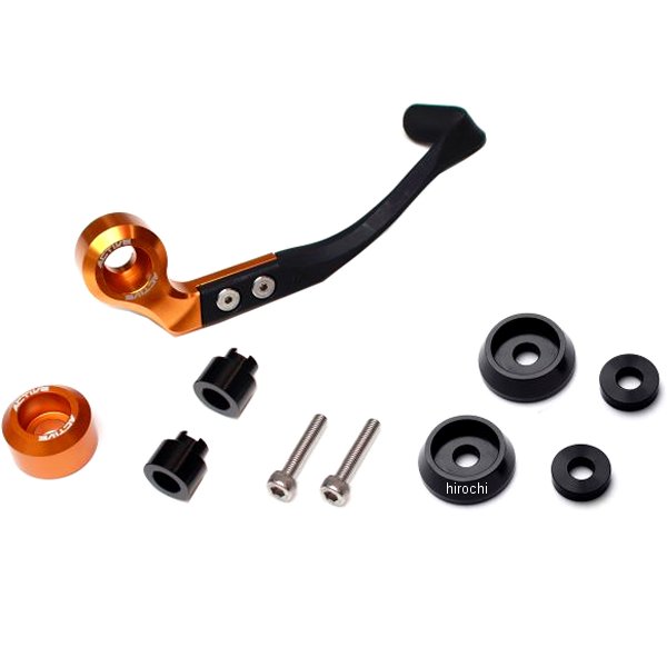 ブレーキレバーガード&バーエンド フルセット ヤマハM6用 ゴールド