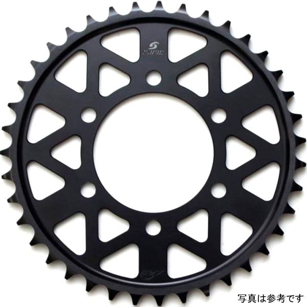 スプロケット アルミ製 520-35T ブラック モリブデントリートメント