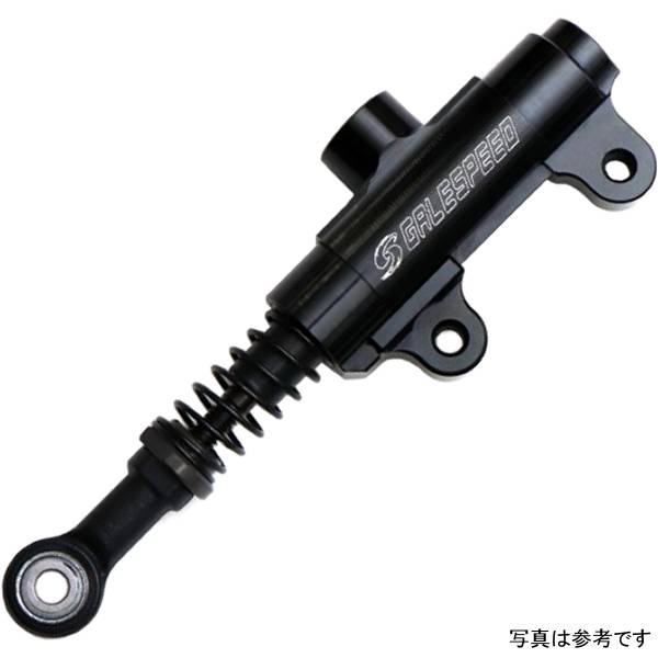 ゲイルスピード リアブレーキマスター サムブレーキ用 φ12 ロッドエンド(M6) ブラックブラケット(49mm 4mmオフセット)